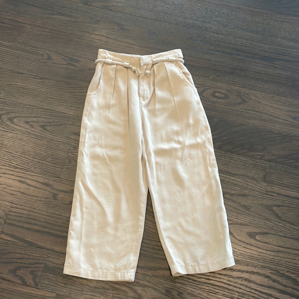 Zara Kids Cream Casual Bottoms